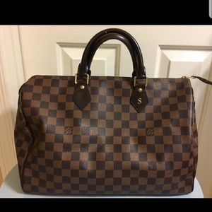 Louis Vuitton Damier Speedy 35 size